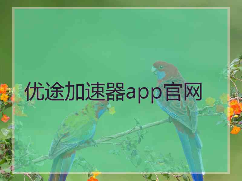 优途加速器app官网