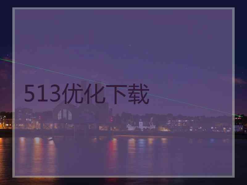 513优化下载